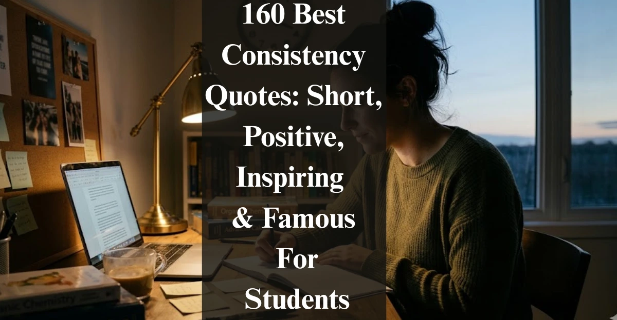 160 Best Consistency Quotes: Short, Positive, Inspiring & Famous For Students