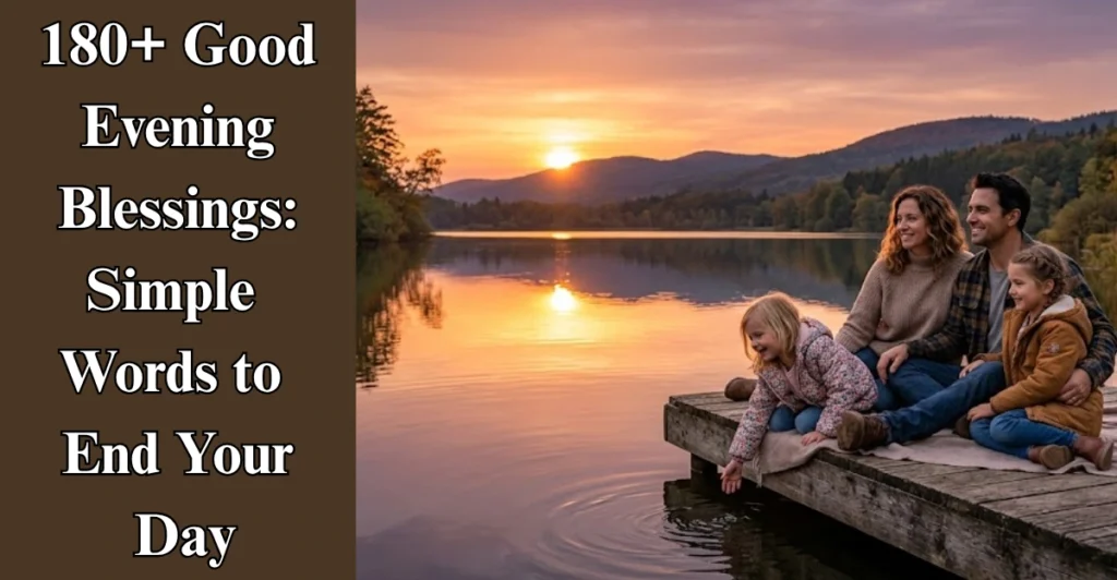 180+ Good Evening Blessings: Simple Words to End Your Day