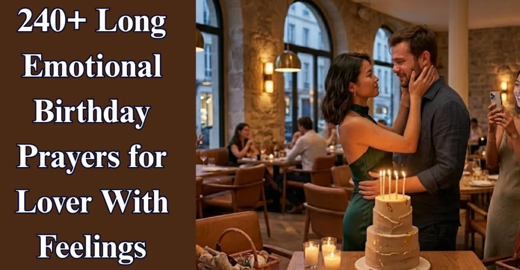 240+ Long Emotional Birthday Prayers for Lover With Feelings