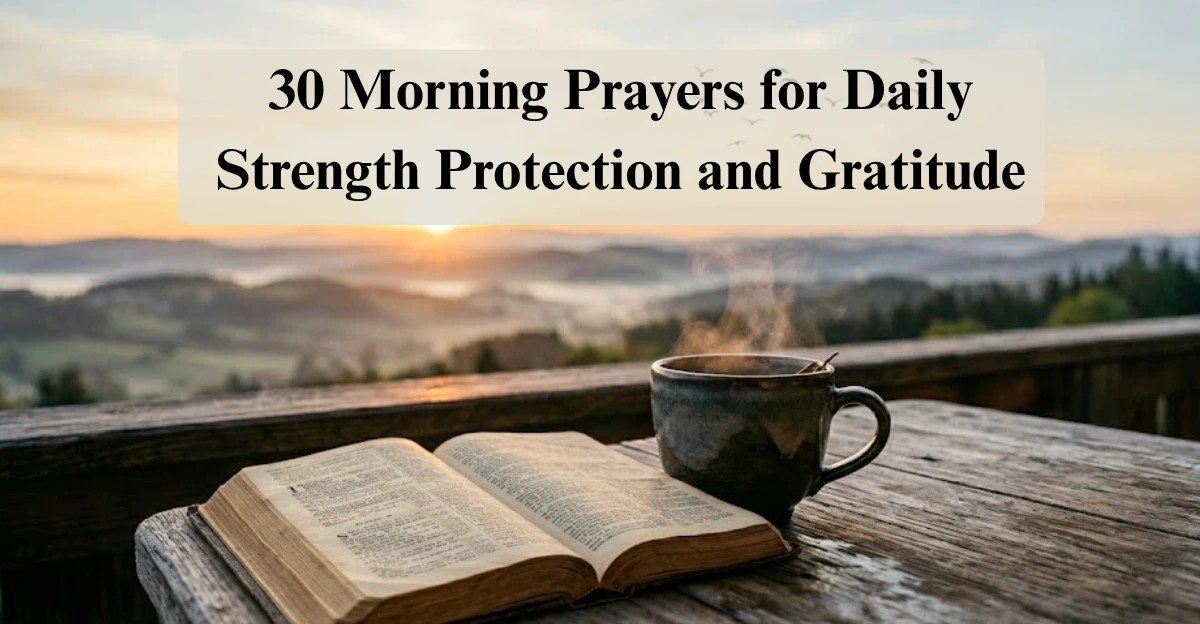 30 Morning Prayers for Daily Strength Protection and Gratitude