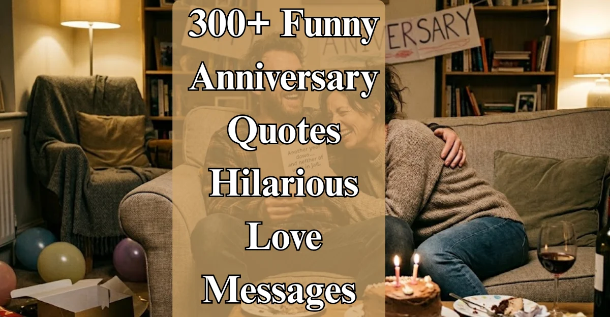 300+ Funny Anniversary Quotes Hilarious Love Messages