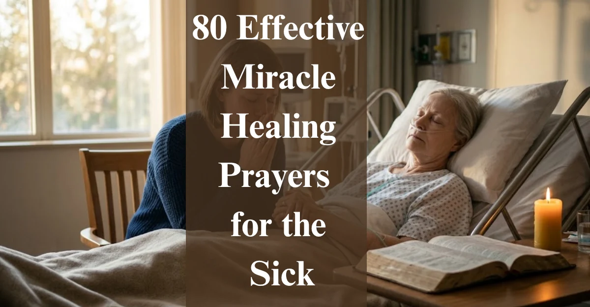 80 Effective Miracle Healing Prayers for the Sick