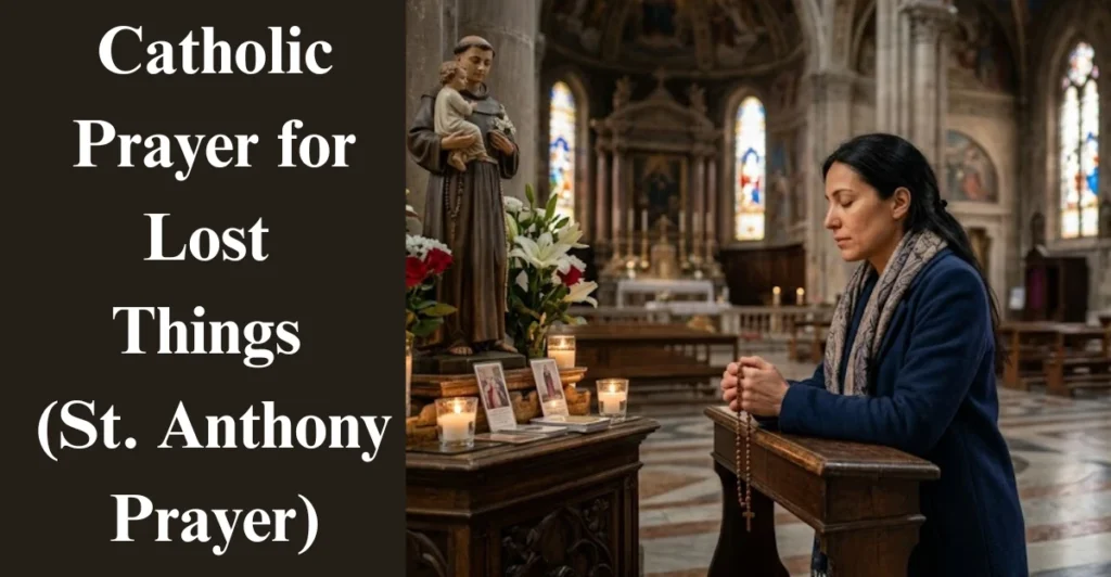 Catholic Prayer for Lost Things (St. Anthony Prayer)