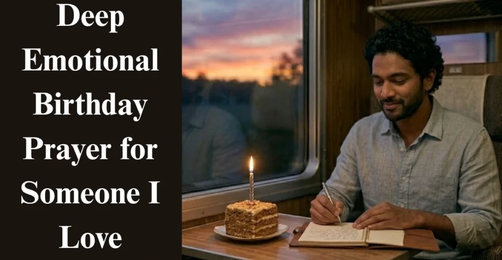 Deep Emotional Birthday Prayer for Someone I Love