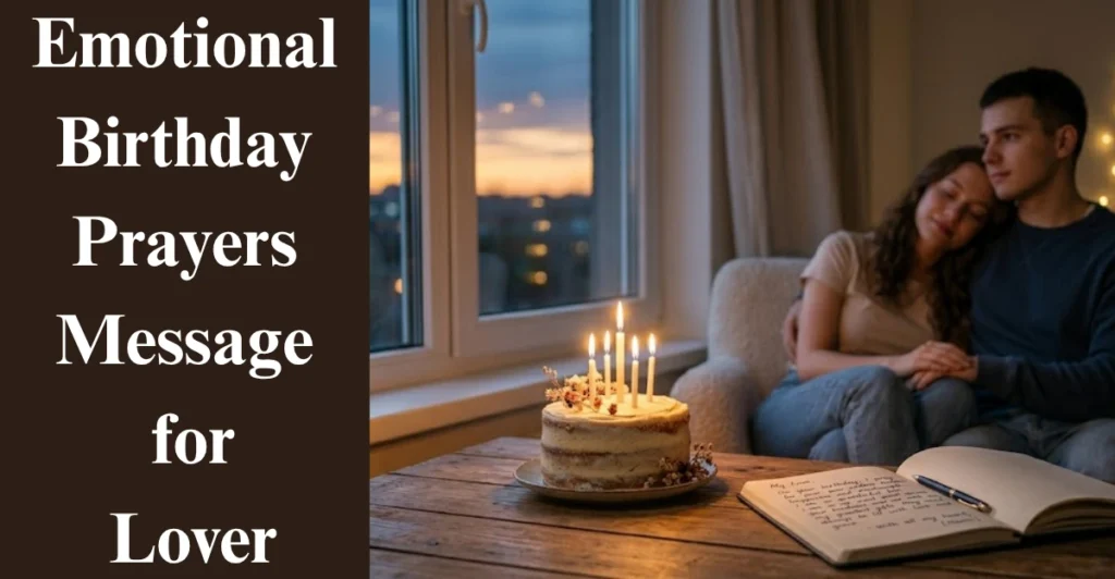 Emotional Birthday Prayers Message for Lover