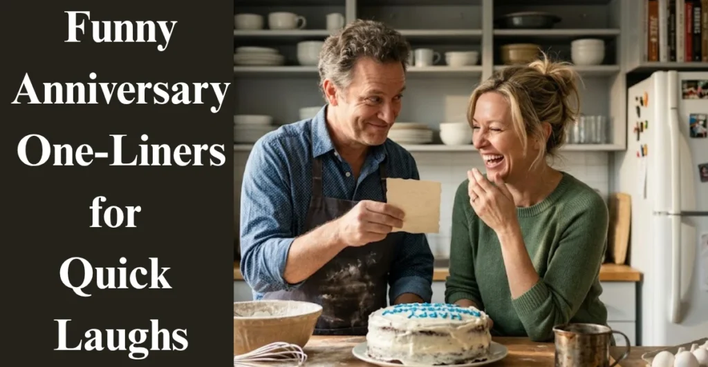Funny Anniversary One-Liners for Quick Laughs