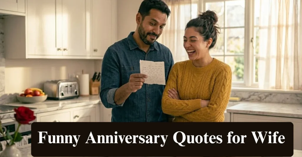 Funny Anniversary Quotes for Wife