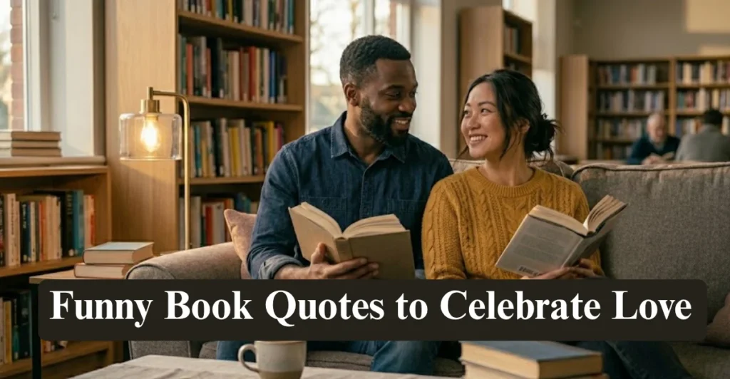 Funny Book Quotes to Celebrate Love