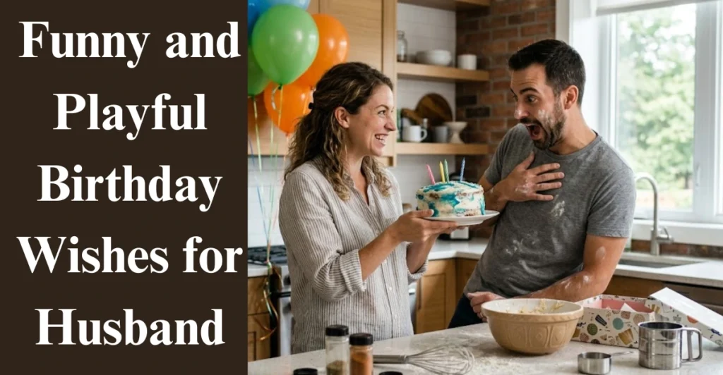 Funny and Playful Birthday Wishes for Husband