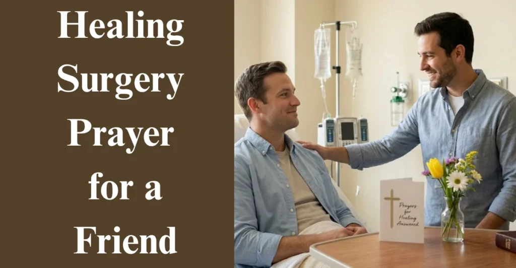 Healing Surgery Prayer for a Friend