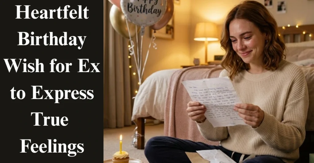 Heartfelt Birthday Wish for Ex to Express True Feelings