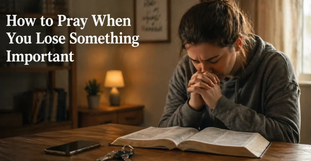 How to Pray When You Lose Something Important
