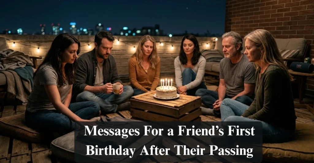 Messages For a Friend’s First Birthday After Their Passing