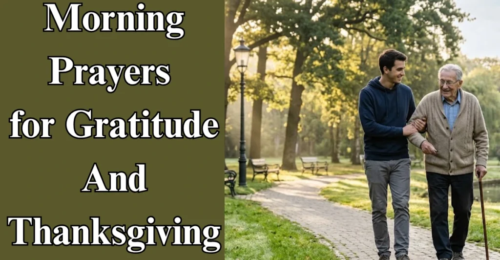 Morning Prayers for Gratitude & Thanksgiving