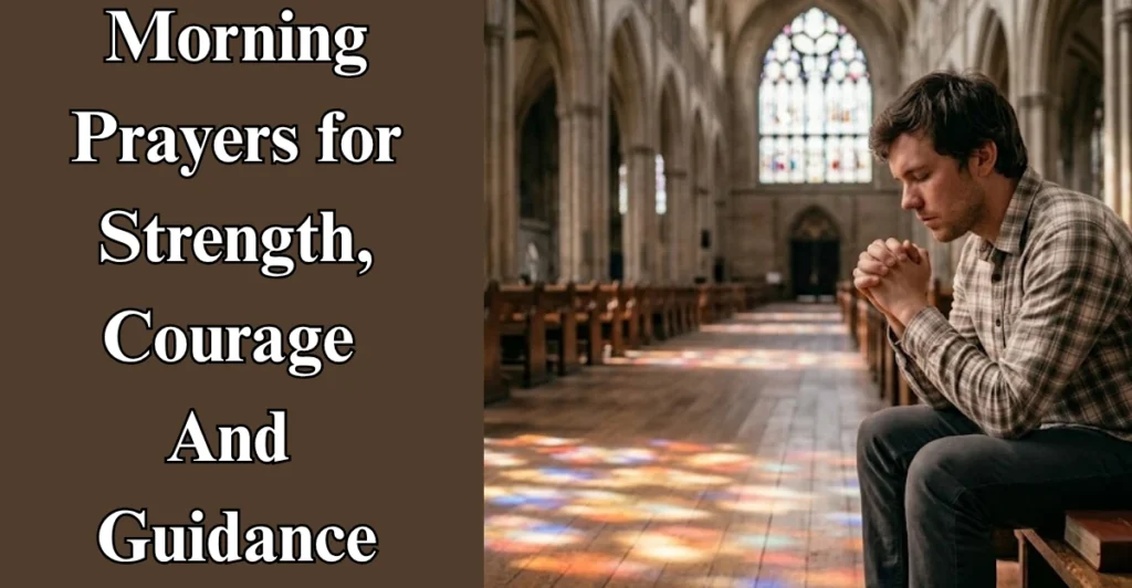 Morning Prayers for Strength, Courage & Guidance