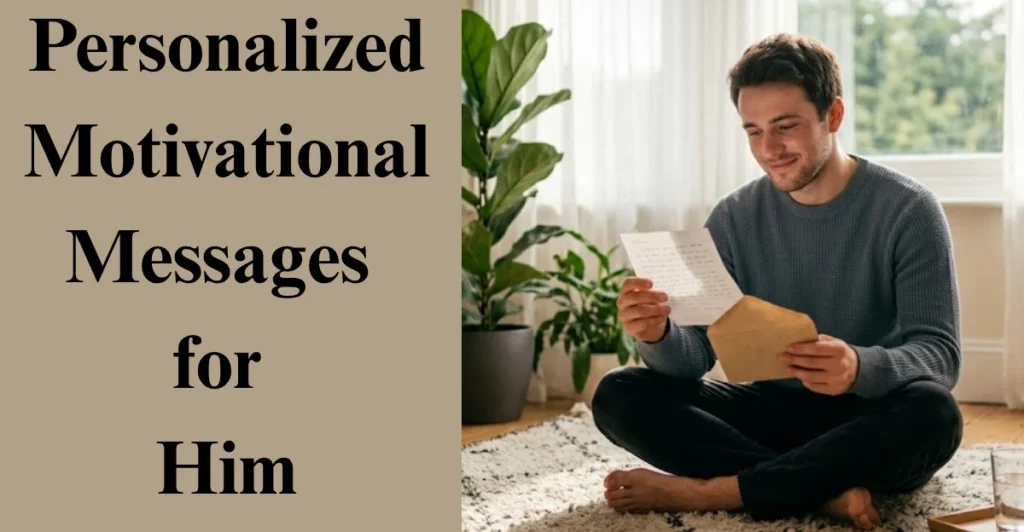 Personalized Motivational Messages for Him