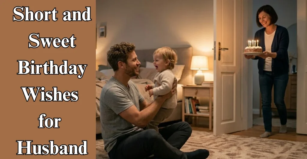 Short and Sweet Birthday Wishes for Husband