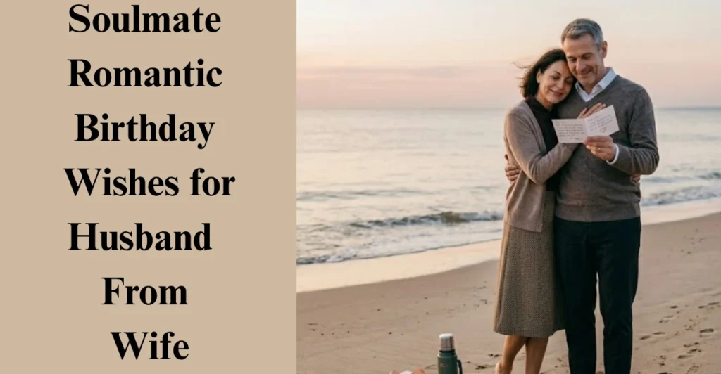 Soulmate Romantic Birthday Wishes for Husband From Wife