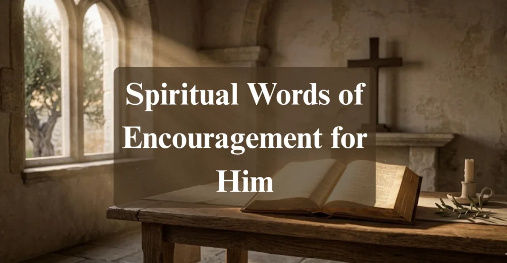 Spiritual Words of Encouragement for Him