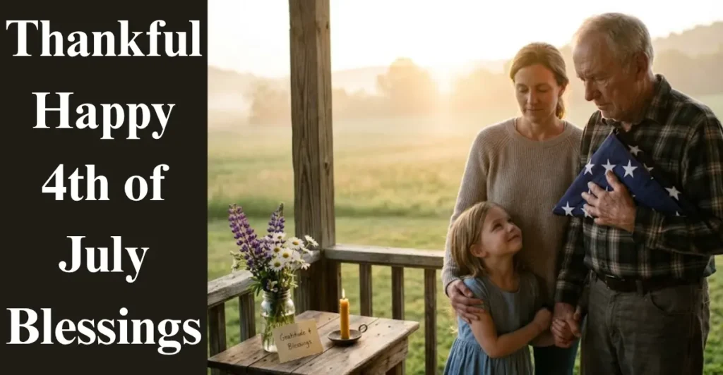 Thankful Happy 4th of July Blessings