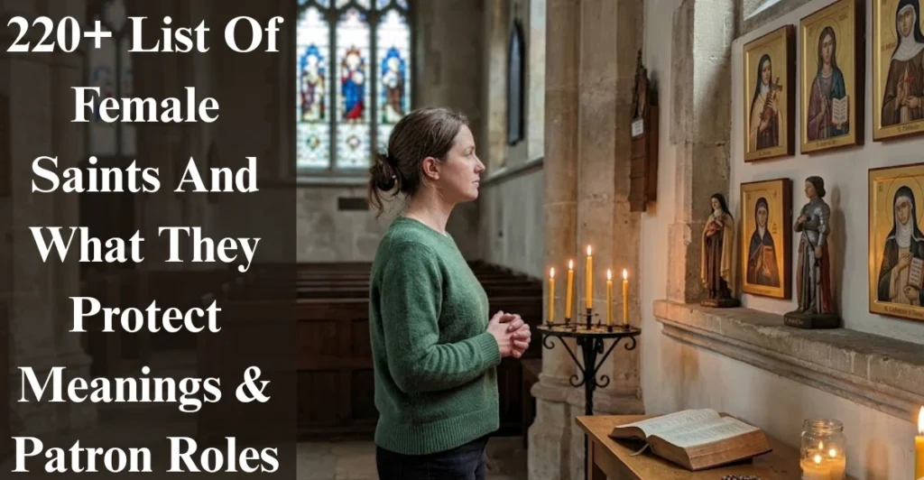 220+ List Of Female Saints And What They Protect Meanings & Patron Roles