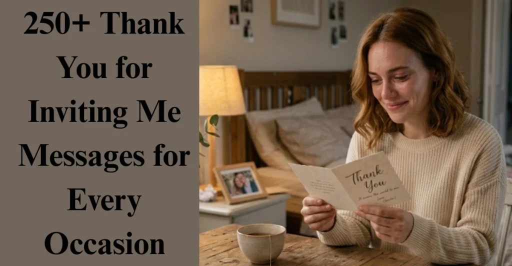 250+ Thank You for Inviting Me Messages for Every Occasion