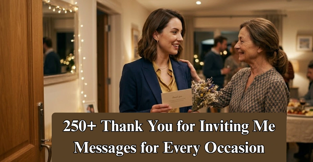 250+ Thank You for Inviting Me Messages for Every Occasion