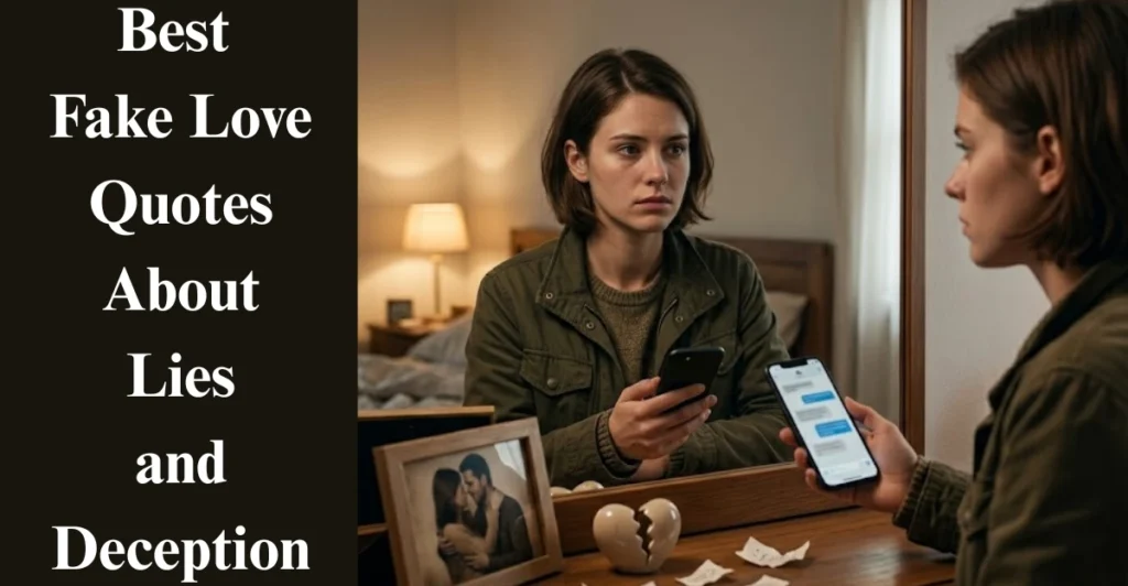 Best Fake Love Quotes About Lies and Deception