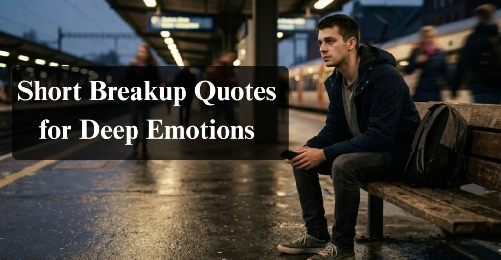 Short Breakup Quotes for Deep Emotions