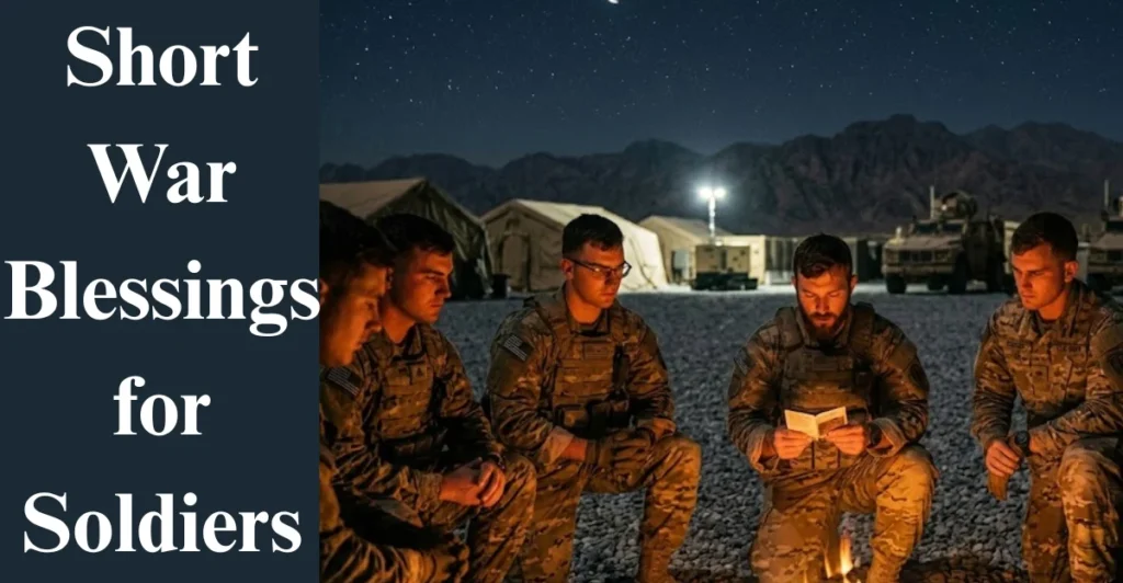 Short War Blessings for Soldiers