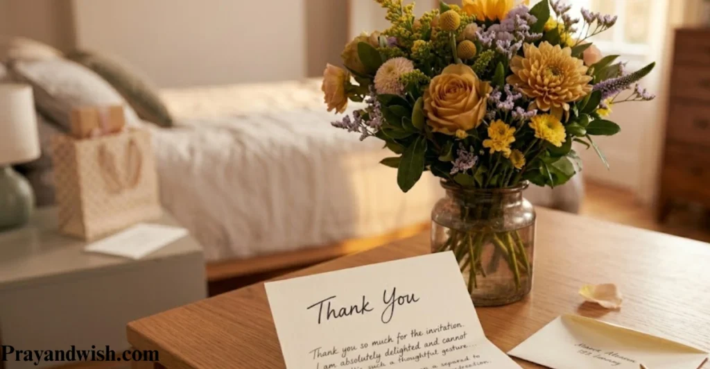 Thank You Messages When You Will Attend the Party