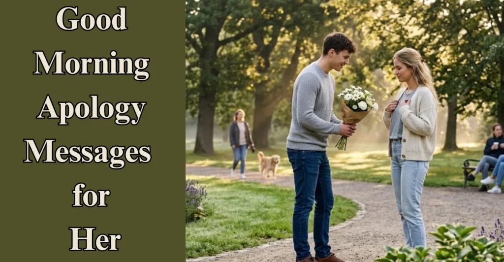 100+ Good Morning Apology Messages for Her (Romantic & Heartfelt Sorry Texts)