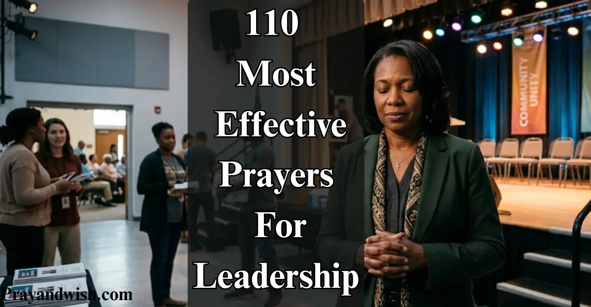 110Most Effective Prayers For Leadership