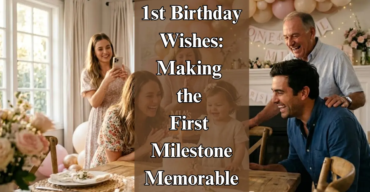 1st Birthday Wishes: Making the First Milestone Memorable