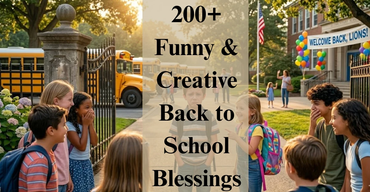 200+ Funny & Creative Back-to-School Blessings