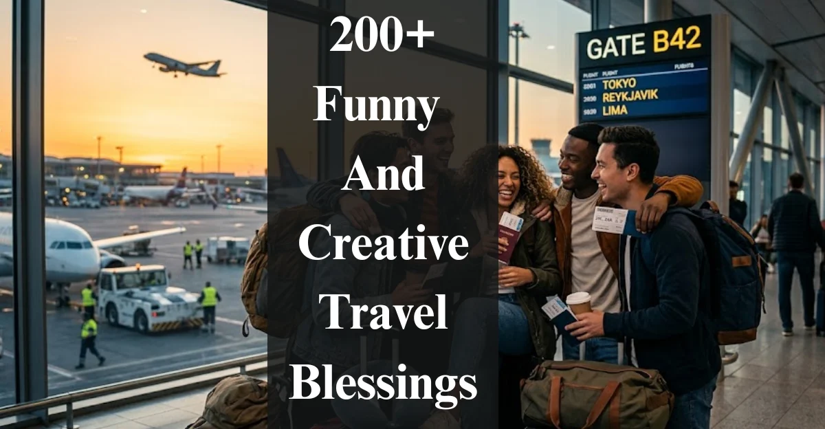200+ Funny & Creative Travel Blessings