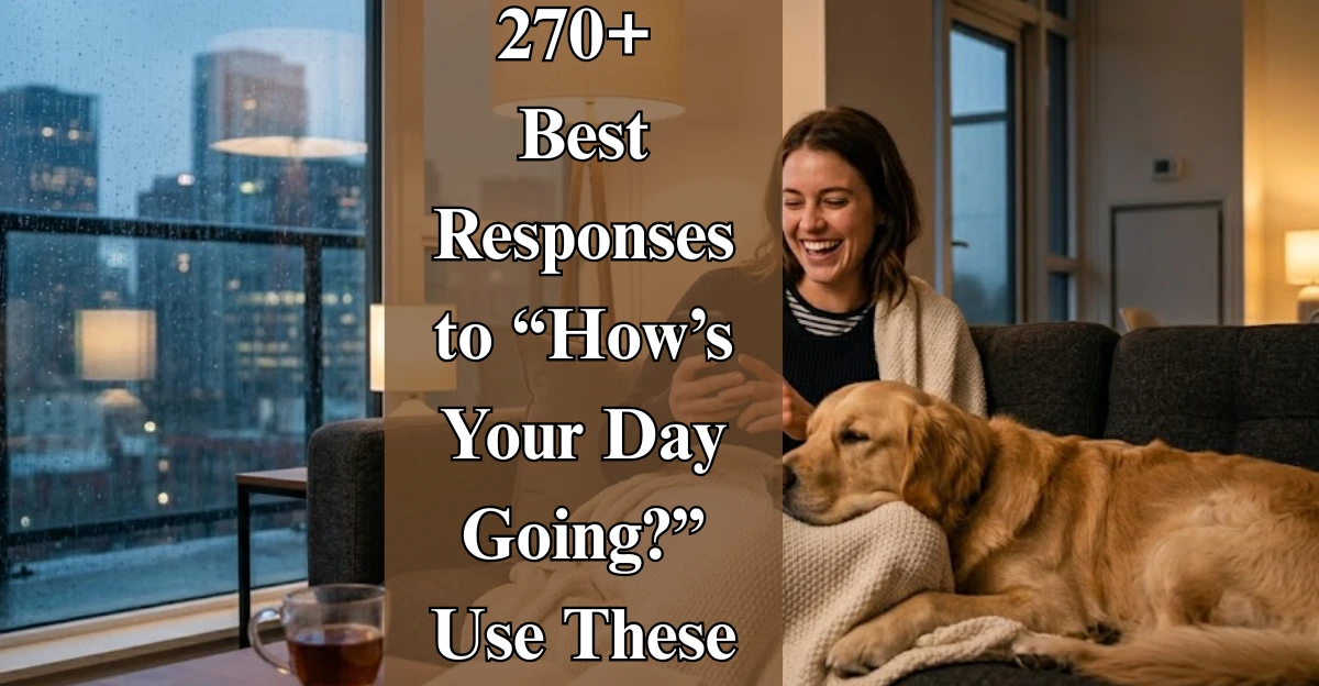 270+ Best Responses to “How’s Your Day Going?” Use These