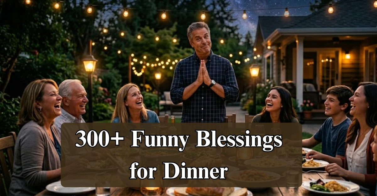 300+ Funny Blessings for Dinner