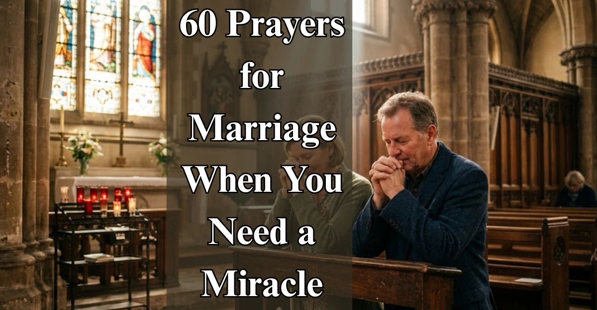 60 Prayers for Marriage When You Need a Miracle