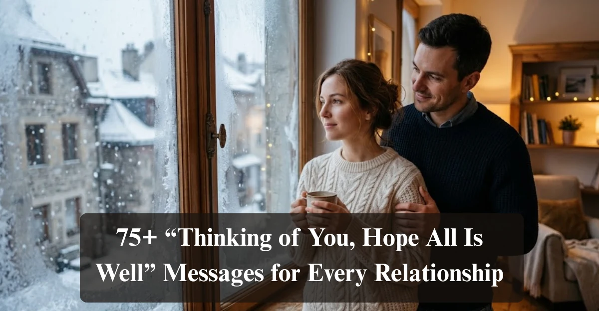 75+ “Thinking of You, Hope All Is Well” Messages for Every Relationship