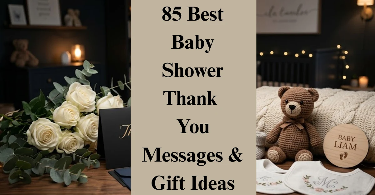 85 Best Baby Shower Thank You Messages & Gift Ideas