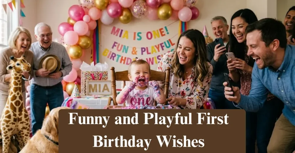 Funny and Playful First Birthday Wishes