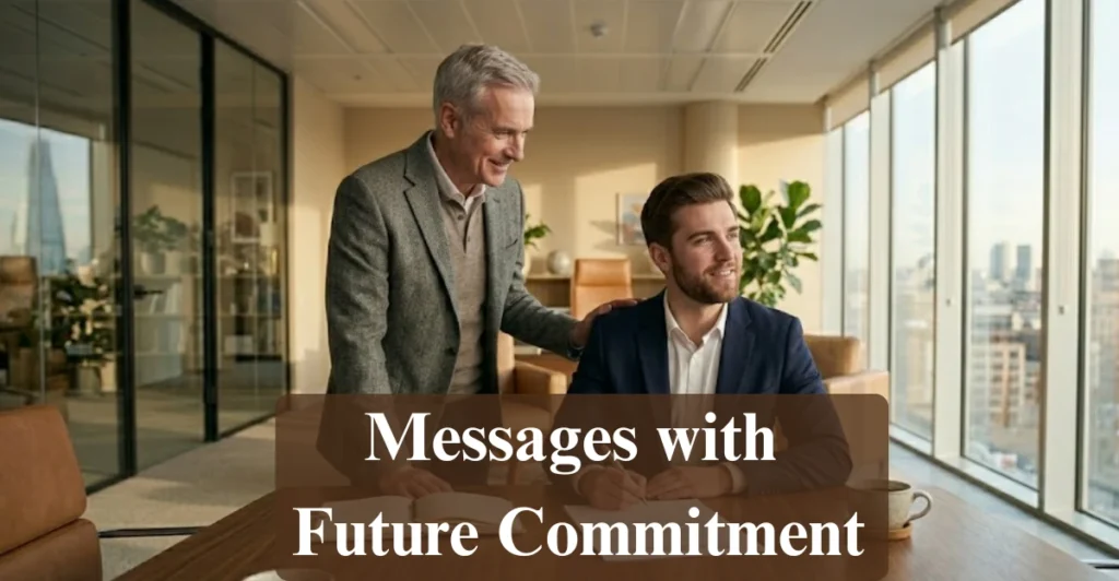 Messages with Future Commitment