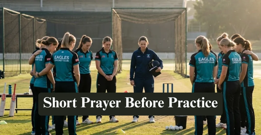 Short Prayer Before Practice