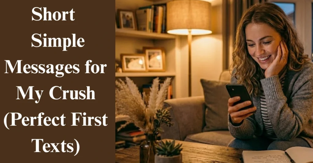 Short & Simple Messages for My Crush (Perfect First Texts)