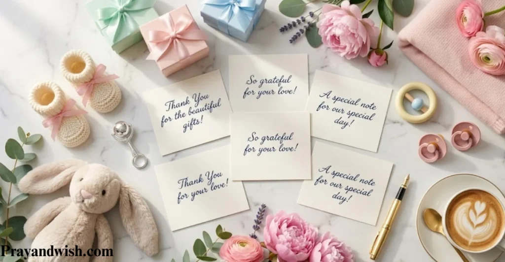 Short and Sweet Thank You Notes for Baby Shower Gifts