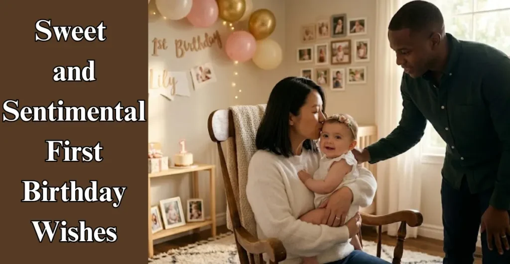 Sweet and Sentimental First Birthday Wishes